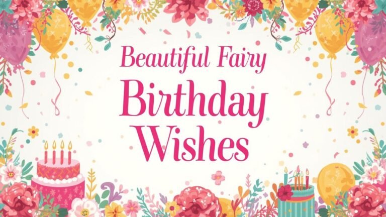 beautiful fairy birthday wishes