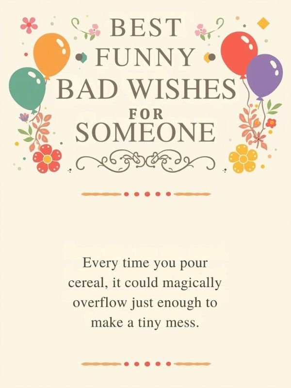 Best Funny Bad Wishes for Someone