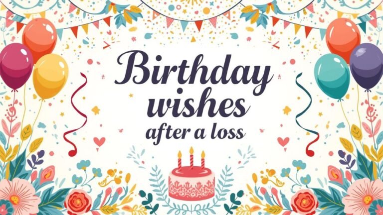 birthday wishes after a loss