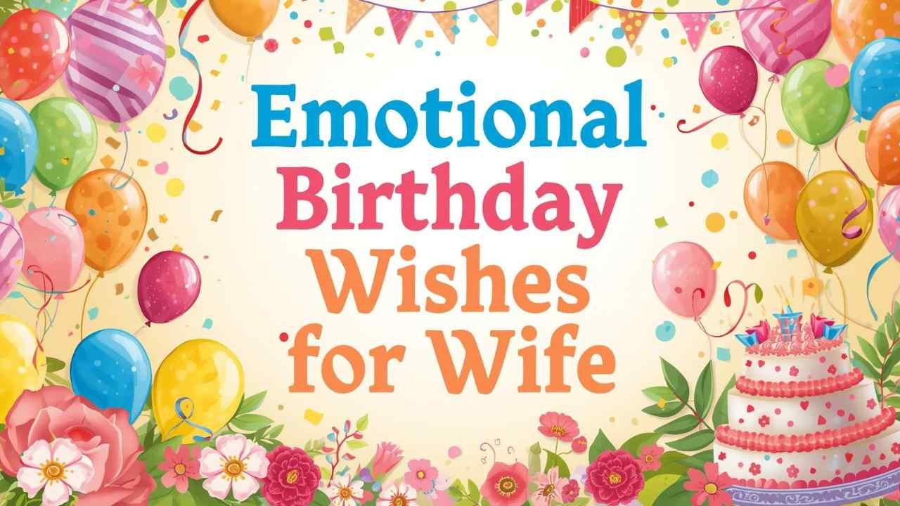 emotional birthday wishes for wife