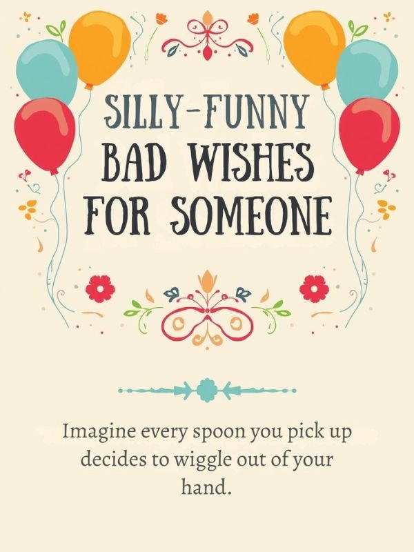 Silly Funny Bad Wishes for Someone