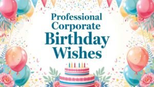 professional corporate birthday wishes