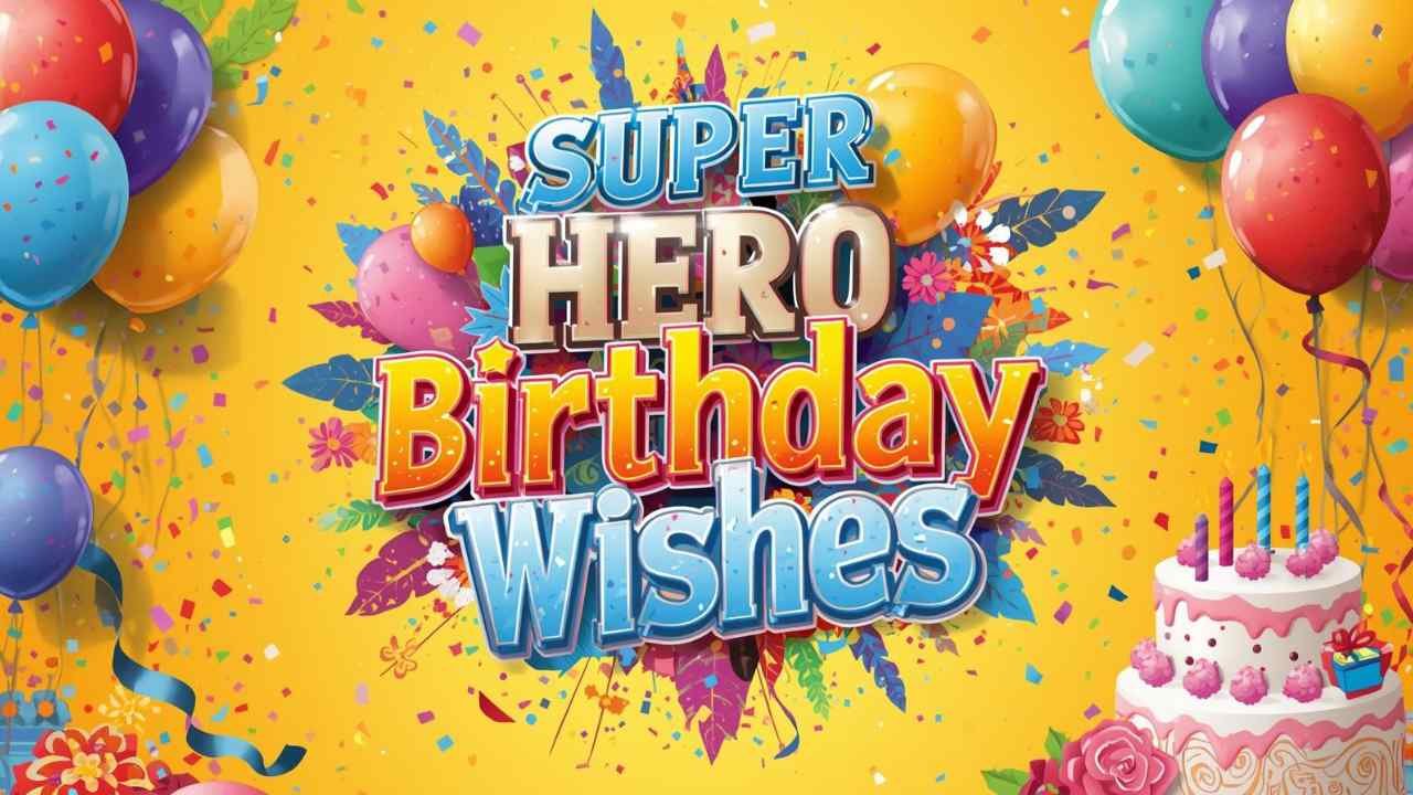 super hero birthday wishes