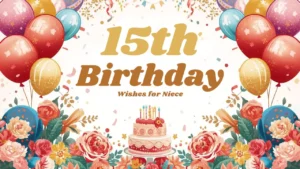 15th birthday wishes for niece