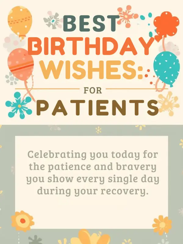 Best Birthday Wishes for Patients