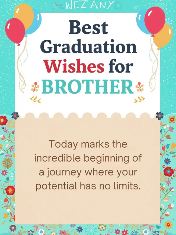 Best Graduation Wishes for Brother