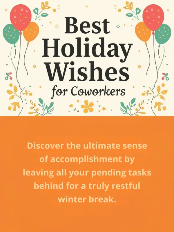 Best Holiday Wishes for Coworkers