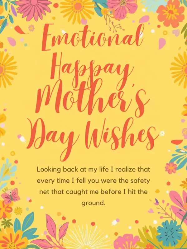 Emotional Happy Mothers Day Wishes