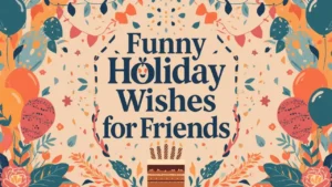 funny holiday wishes for friends