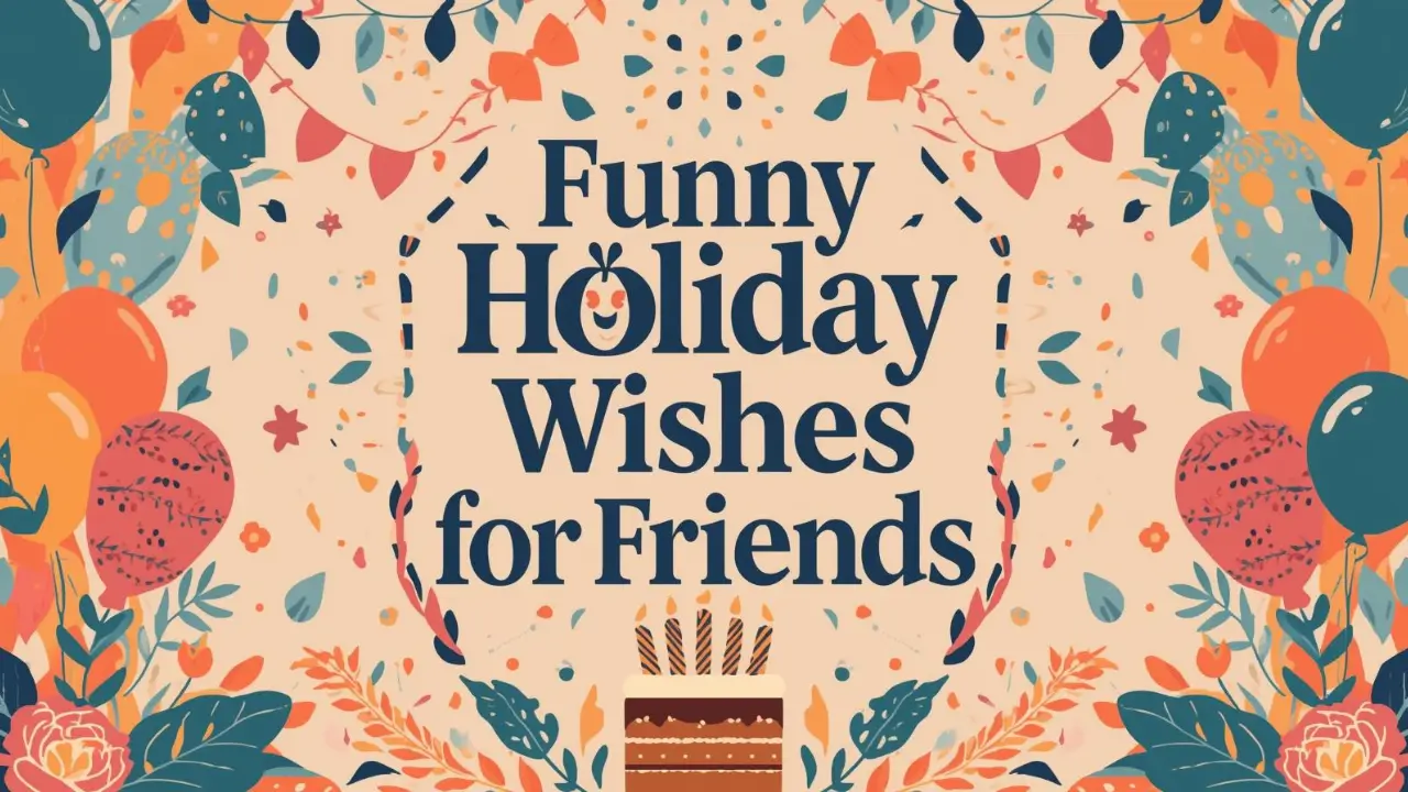 funny holiday wishes for friends