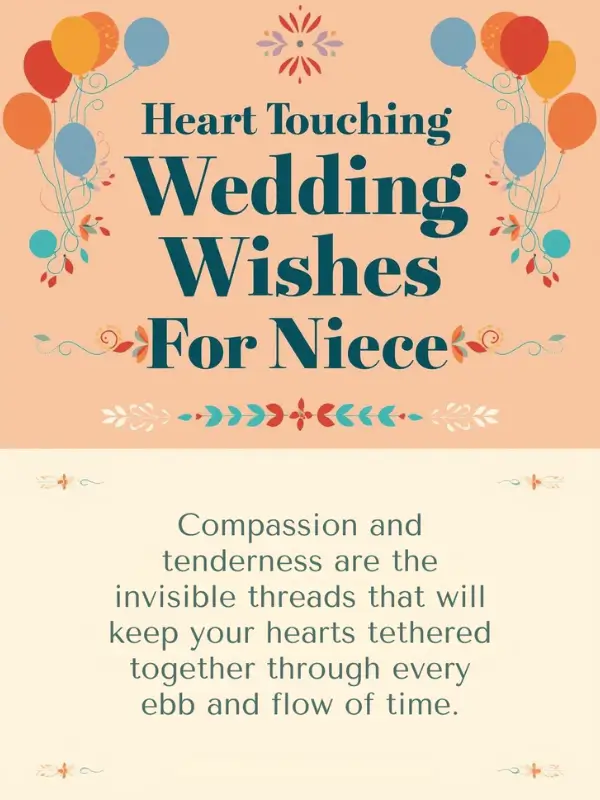 Heart Touching Wedding Wishes For Niece