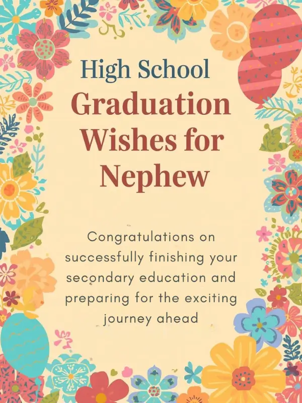 High School Graduation Wishes For Nephew