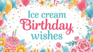 ice cream birthday wishes