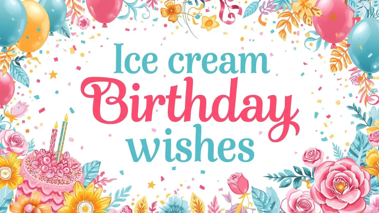 ice cream birthday wishes