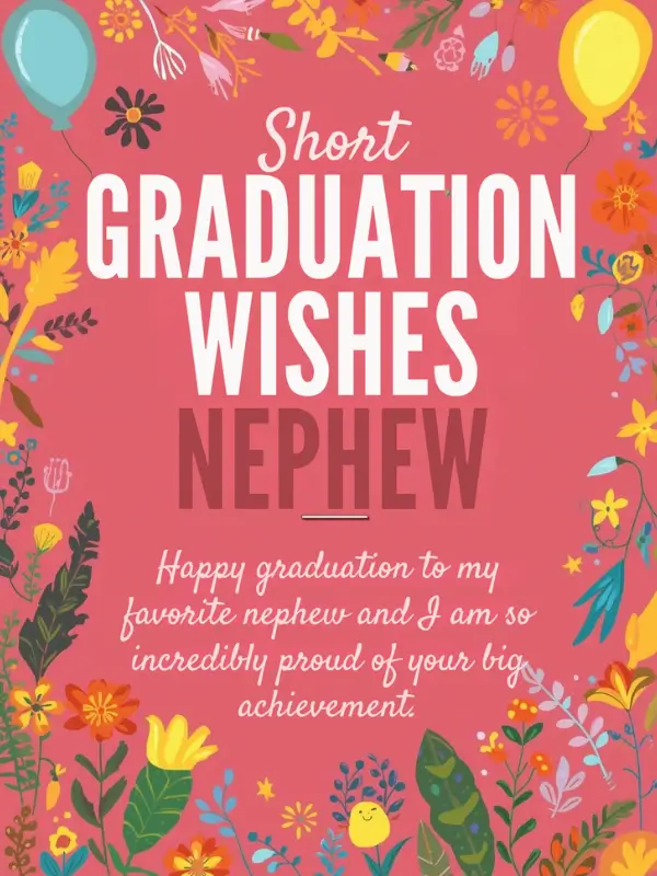 Short Graduation Wishes For Nephew