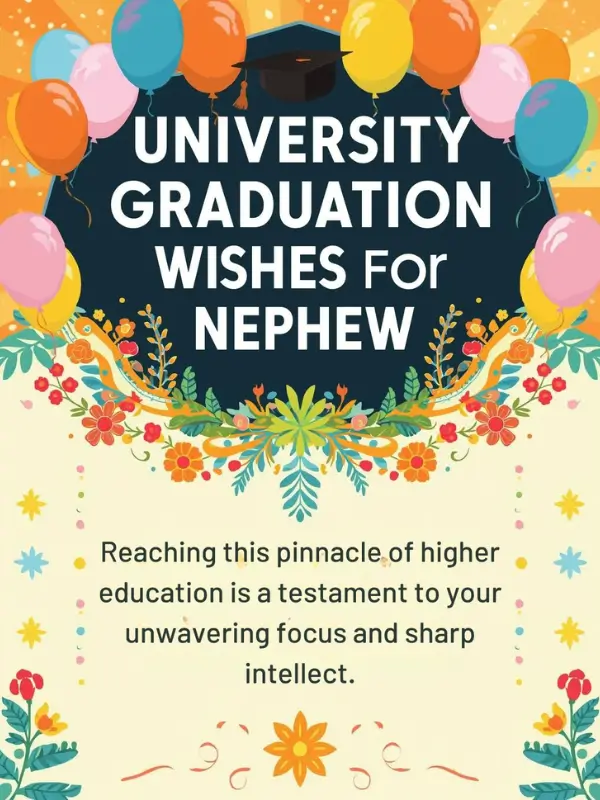 University Graduation Wishes For Nephew