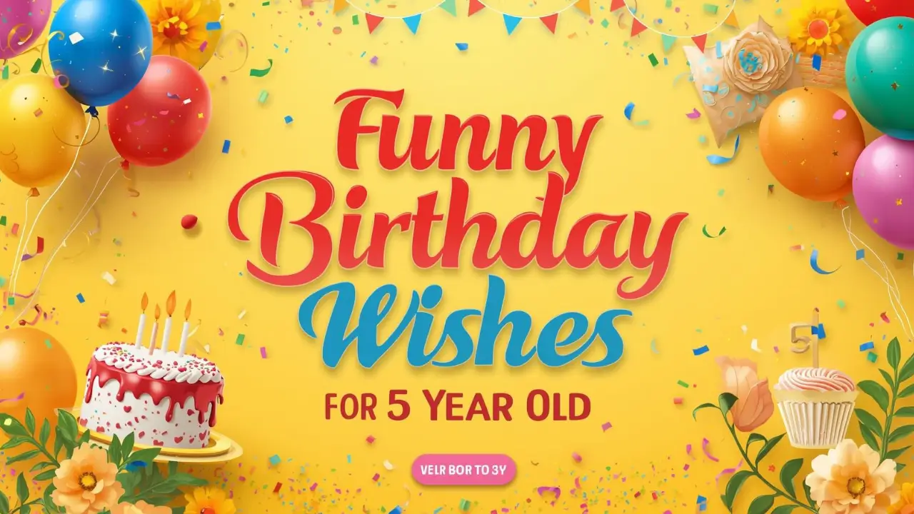funny birthday wishes for 5 year old