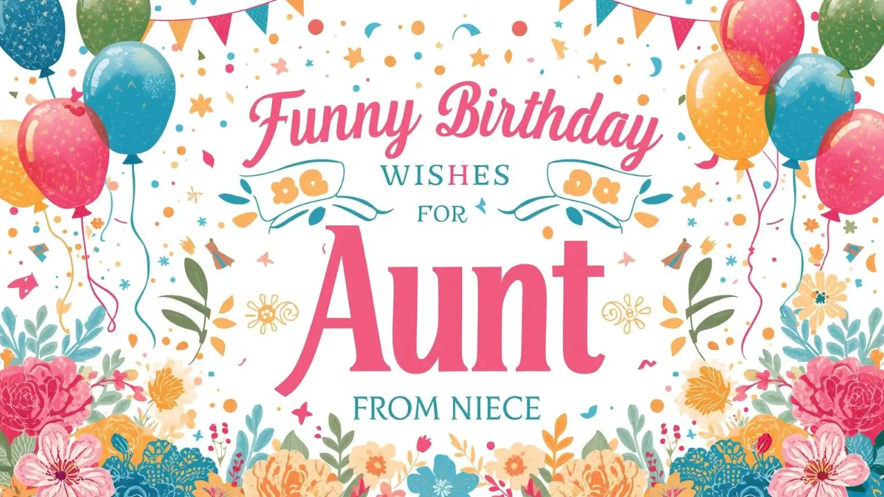 funny birthday wishes for aunt from niece