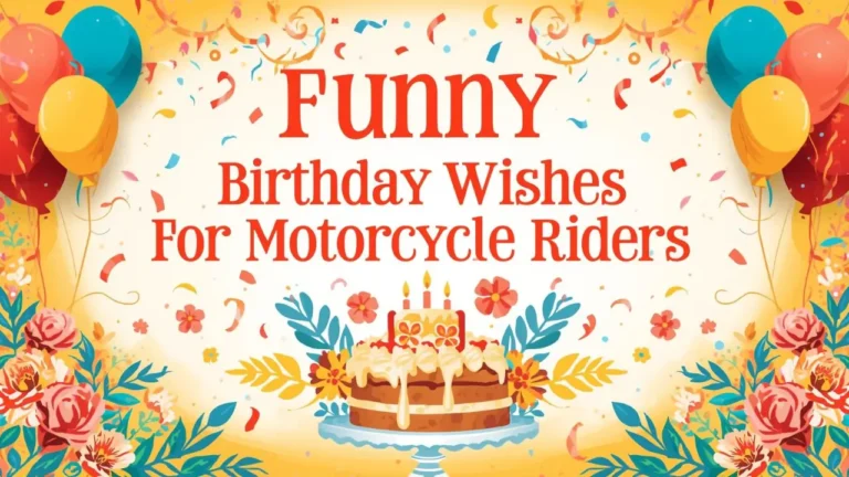 funny birthday wishes for motorcycle riders