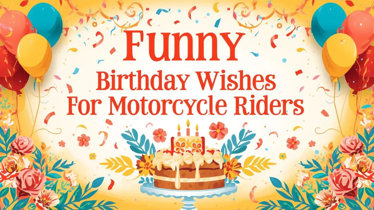 funny birthday wishes for motorcycle riders