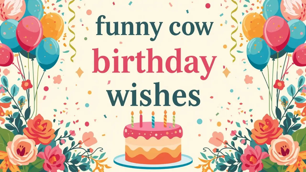 funny cow birthday wishes