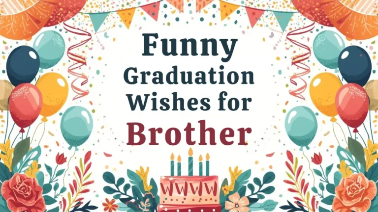 funny graduation wishes for brother