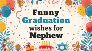 funny graduation wishes for nephew
