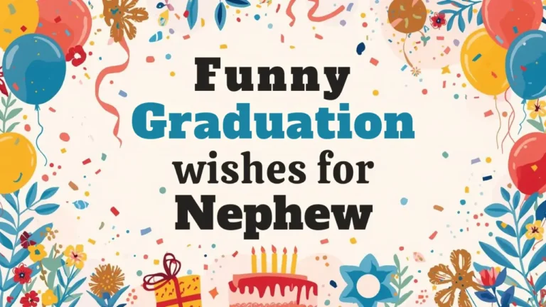 funny graduation wishes for nephew