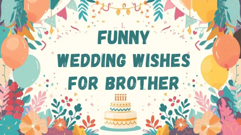 funny wedding wishes for brother