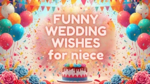 funny wedding wishes for niece
