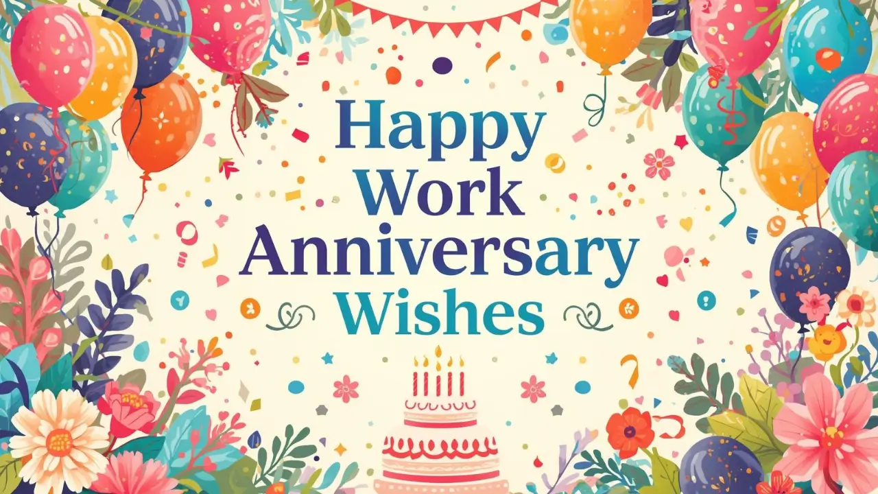happy work anniversary wishes