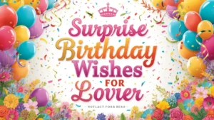 surprise birthday wishes for lover