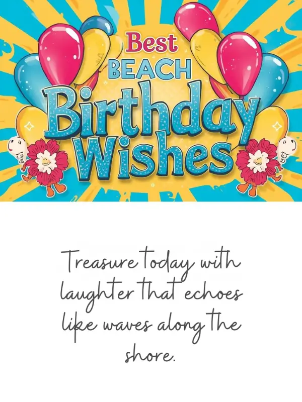 Best Beach Birthday Wishes