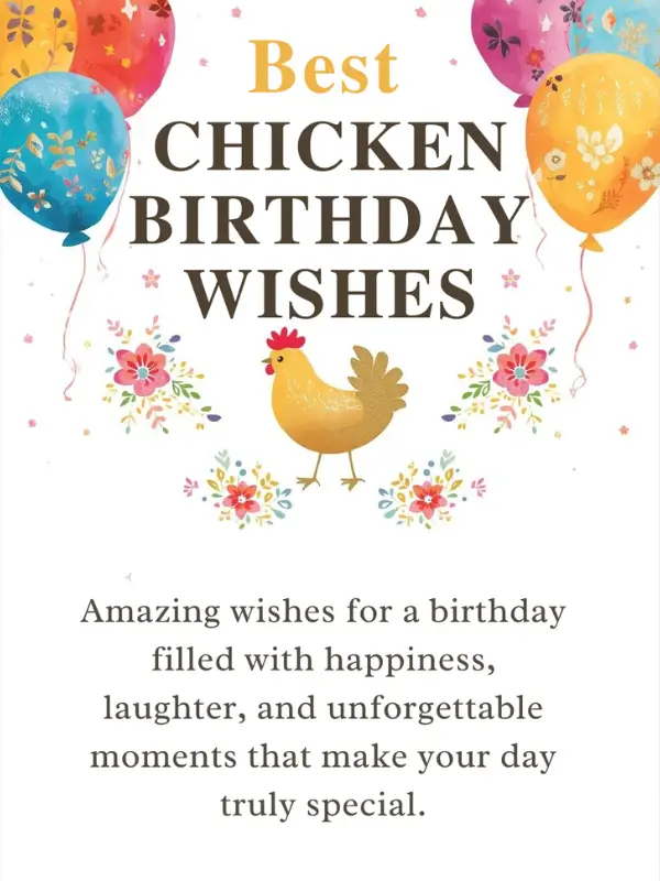 Best Chicken Birthday Wishes