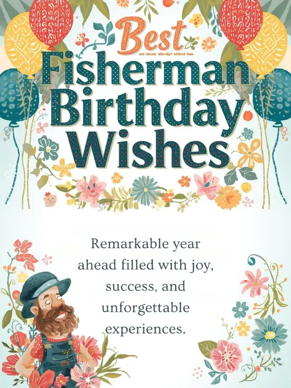 Best Fisherman Birthday Wishes