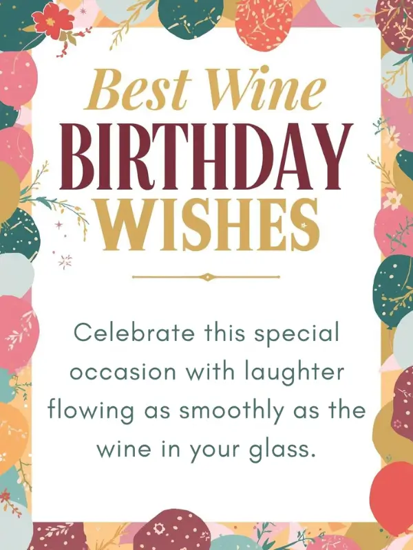 Best Wine Birthday Wishes