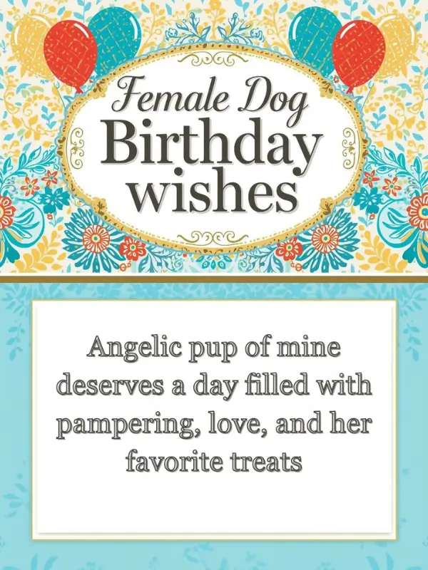 Female Dog Birthday Wishes