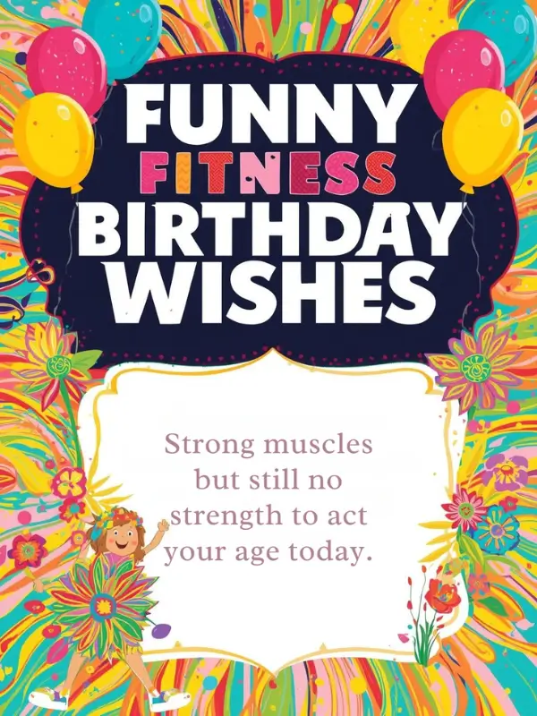 Funny Fitness Birthday Wishes