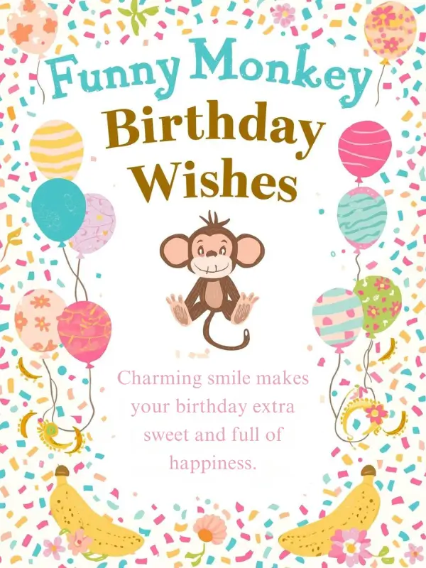 Funny Monkey Birthday Wishes