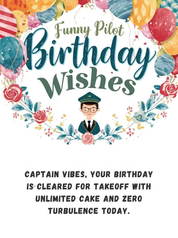 Funny Pilot Birthday Wishes