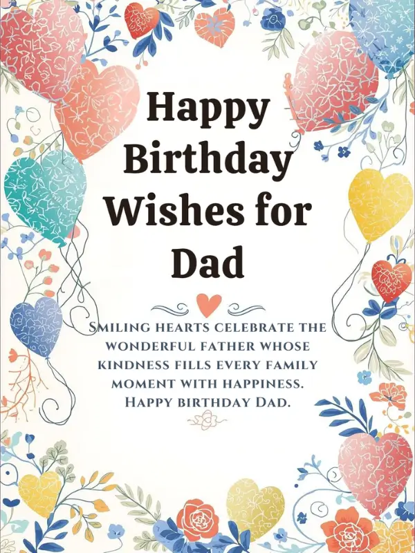 Happy Birthday Wishes for Dad