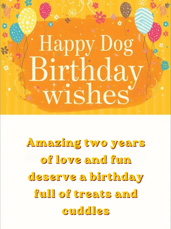 Happy Dog Birthday Wishes
