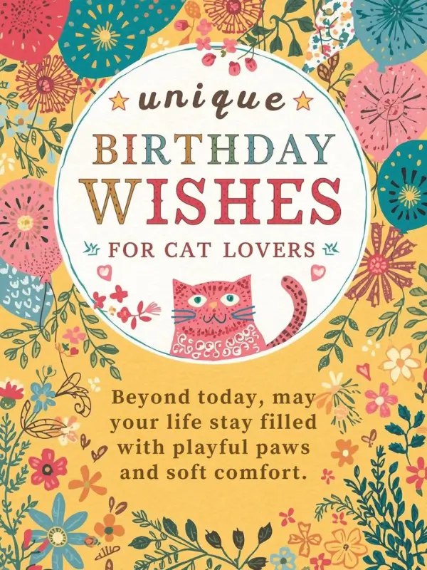 Unique Birthday Wishes for Cat Lovers