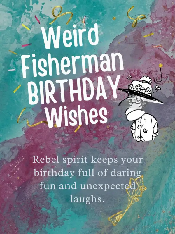 Weird Fisherman Birthday Wishes