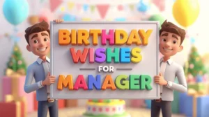 birthday wishes for manager