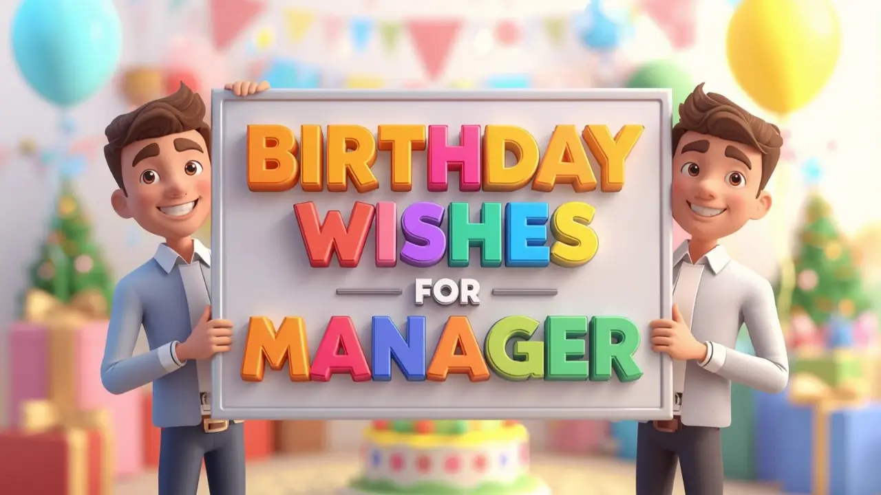 birthday wishes for manager
