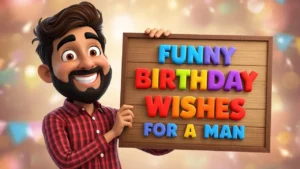 funny birthday wishes for a man