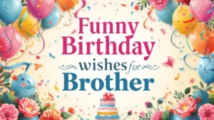funny birthday wishes for brother
