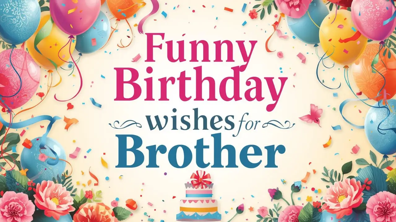 funny birthday wishes for brother