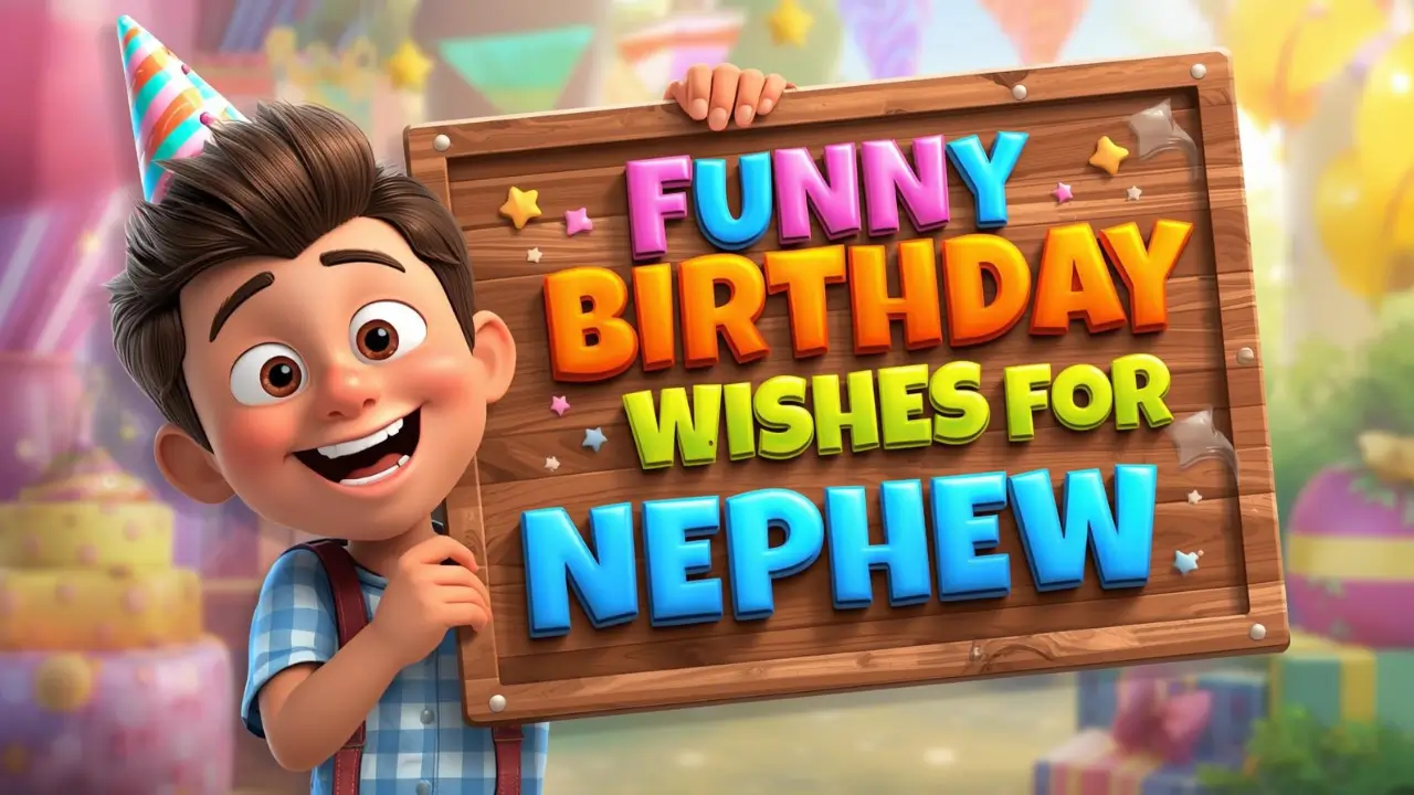 funny birthday wishes for nephew